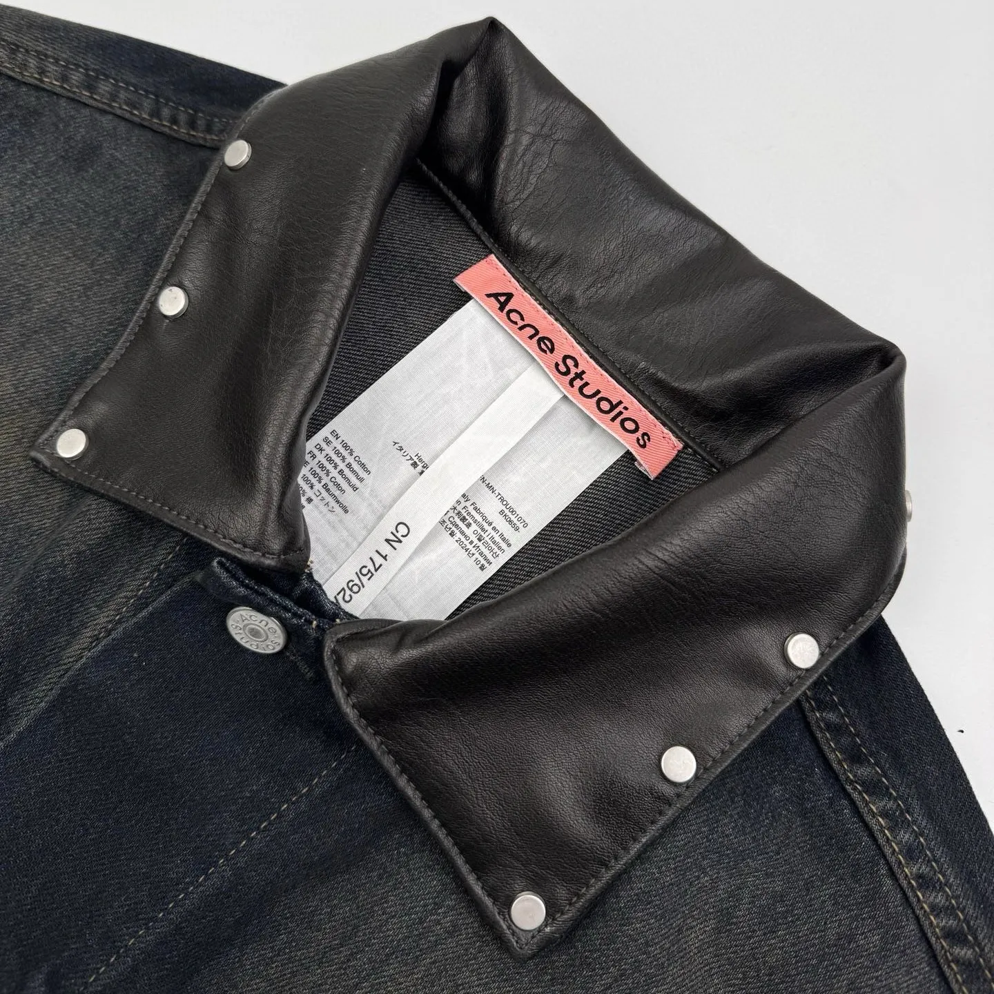 【 】 Acne Studios 8, ， Retro Acne Studios Retro 1: Acne Studios ， ➕ ， Dark Blue➕ 。 Size:S-M-L-XL